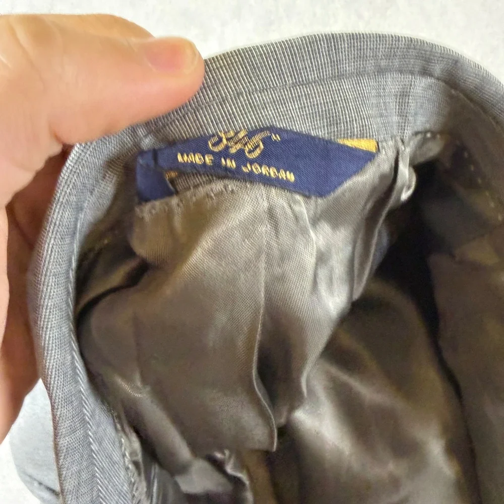 Brooks Brothers 346 Mens Grey Wool Stretch 2 Button Blazer Jacket 46 RG 05361027